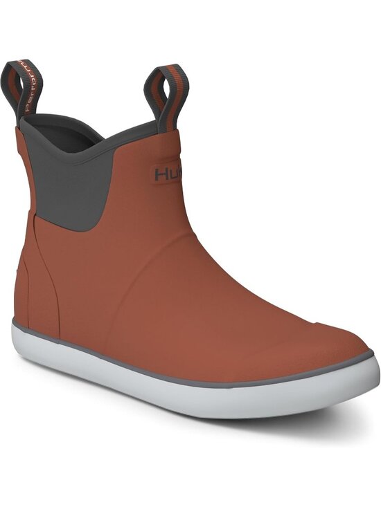 ?Men\'s Baked Clay High Top Comfortable Wide Toe Fishing Deck Boots